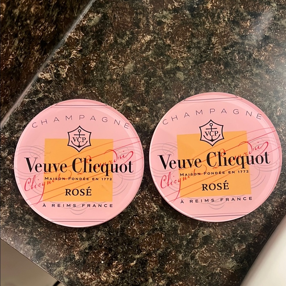 Veuve Clicquot Rosé Coasters